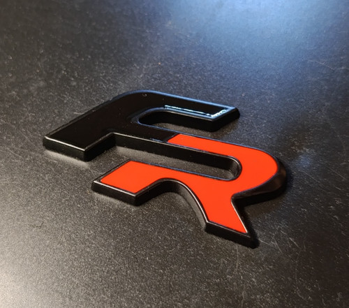Black red r - fr, 'f'/red