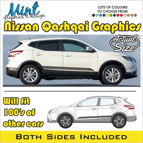 Nissan qashqai side stripes - nissan,