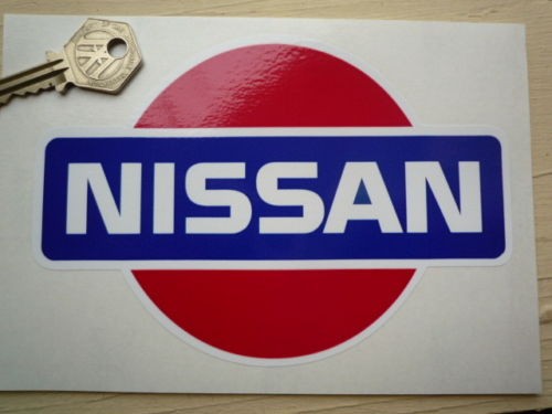 Nissan logo car 155mm stickers - 155mm,