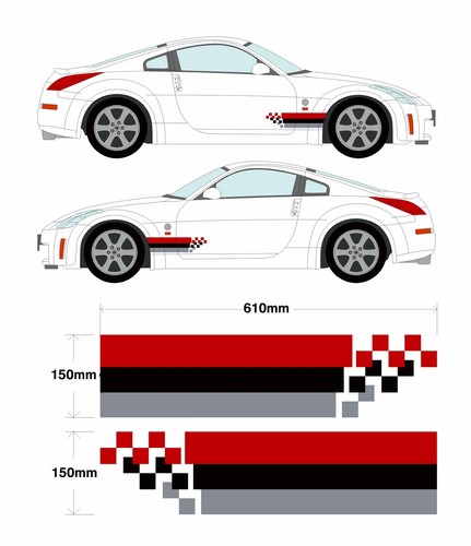 Nissan nismo broken stripe set - nissan,
