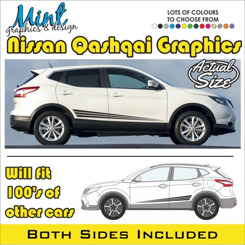 Nissan qashqai side stripes - nissan,