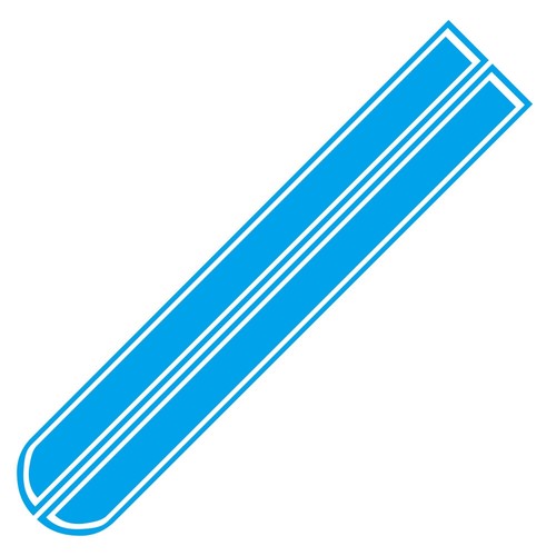 2pcs racing stripes decals - stripes, car