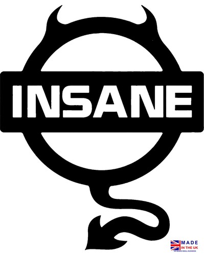 Nissan insane devil - logo, vinyl