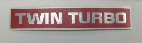 300zx twin turbo engine decal - engine,